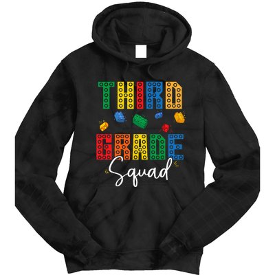 3rd Grade Squad Third Teacher Student Team Back To School Tie Dye Hoodie