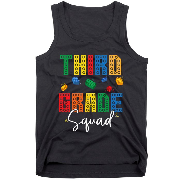 3rd Grade Squad Third Teacher Student Team Back To School Tank Top