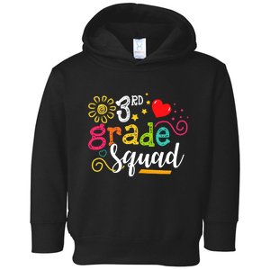 3rd Grade Squad Student Teacher Gift Back To School Toddler Hoodie