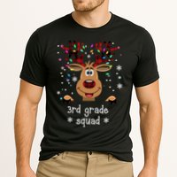 3rd Grade Squad Reindeer Christmas Cooling Performance Crew T-Shirt
