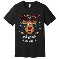 3rd Grade Squad Reindeer Christmas Premium T-Shirt