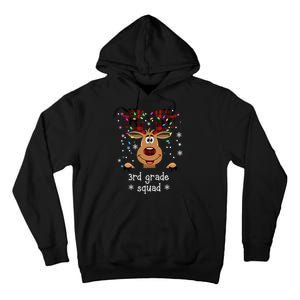 3rd Grade Squad Reindeer Christmas Tall Hoodie