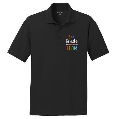 3rd Grade Team Third Back To School Student Teacher Squad PosiCharge RacerMesh Polo