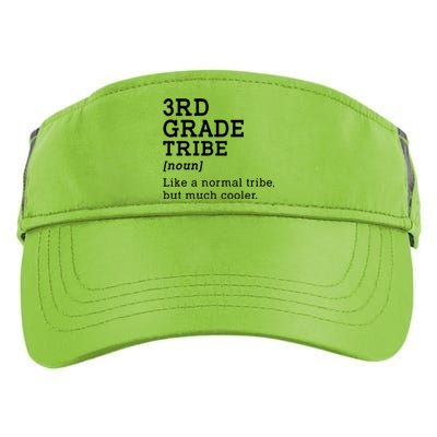 3rd Grade Tribe Back To School Teacher Third Grade Team Gift Adult Drive Performance Visor