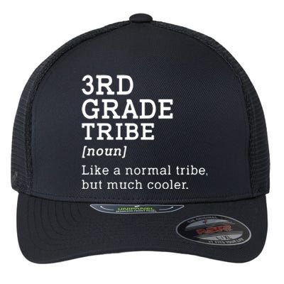 3rd Grade Tribe Back To School Teacher Third Grade Team Gift Flexfit Unipanel Trucker Cap