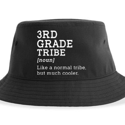 3rd Grade Tribe Back To School Teacher Third Grade Team Gift Sustainable Bucket Hat