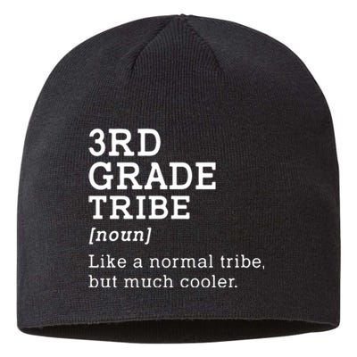 3rd Grade Tribe Back To School Teacher Third Grade Team Gift Sustainable Beanie