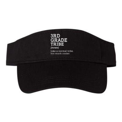 3rd Grade Tribe Back To School Teacher Third Grade Team Gift Valucap Bio-Washed Visor