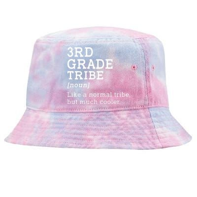 3rd Grade Tribe Back To School Teacher Third Grade Team Gift Tie-Dyed Bucket Hat