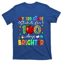 3rd Grade Teacher 100th Day Of School 100 Days Brighter Gift T-Shirt