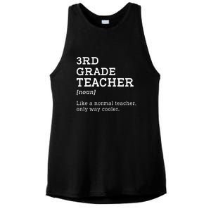 3rd Grade Teacher Idea For Third Grade Teacher Gift Ladies PosiCharge Tri-Blend Wicking Tank