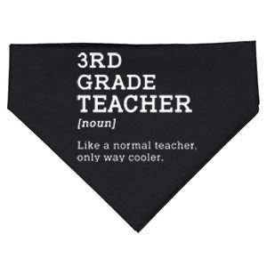 3rd Grade Teacher Idea For Third Grade Teacher Gift USA-Made Doggie Bandana