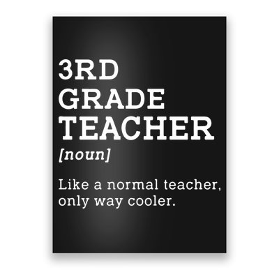 3rd Grade Teacher Idea For Third Grade Teacher Gift Poster