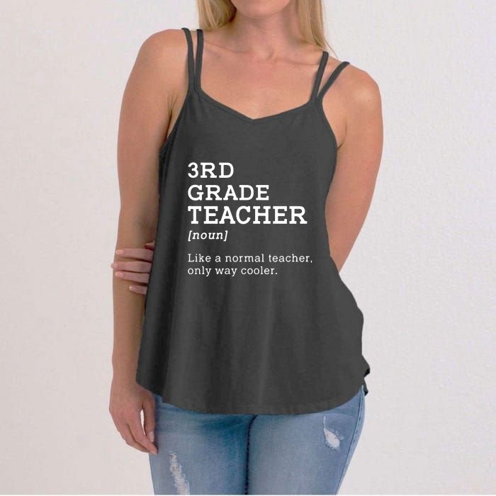 3rd Grade Teacher Idea For Third Grade Teacher Gift Women's Strappy Tank