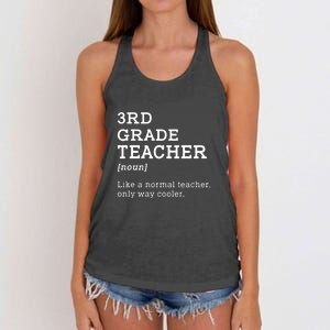 3rd Grade Teacher Idea For Third Grade Teacher Gift Women's Knotted Racerback Tank