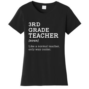 3rd Grade Teacher Idea For Third Grade Teacher Gift Women's T-Shirt