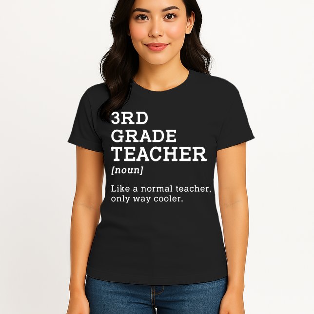 3rd Grade Teacher Idea For Third Grade Teacher Gift Womens T-Shirt