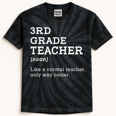 3rd Grade Teacher Idea For Third Grade Teacher Gift Kids Tie-Dye T-Shirt