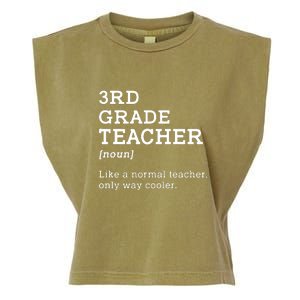 3rd Grade Teacher Idea For Third Grade Teacher Gift Garment-Dyed Women's Muscle Tee