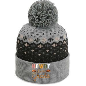 3rd Grade Teacher Rodeo Country Western Howdy Third Grade The Baniff Cuffed Pom Beanie