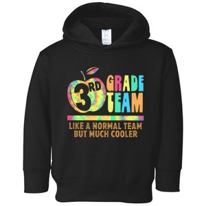 3rd Grade Team Like A Normal Team But Much Cooler Toddler Hoodie