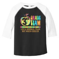 3rd Grade Team Like A Normal Team But Much Cooler Toddler Fine Jersey T-Shirt