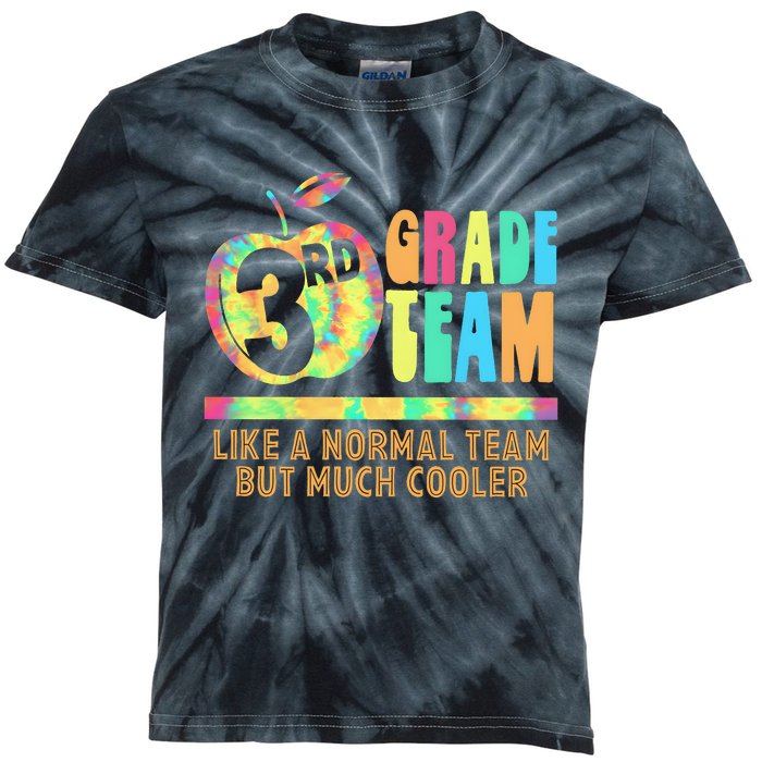 3rd Grade Team Like A Normal Team But Much Cooler Kids Tie-Dye T-Shirt