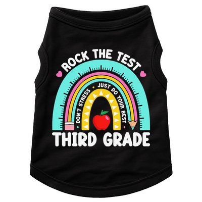 3rd Grade Teacher Rock The Test Day Third Grade Testing Day Doggie Tank