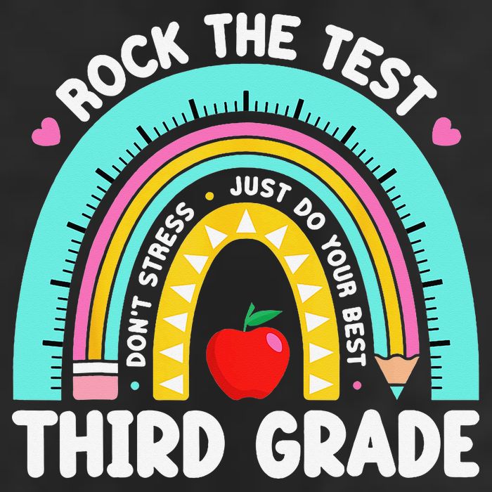 3rd Grade Teacher Rock The Test Day Third Grade Testing Day 15oz Campfire Ceramic Mug