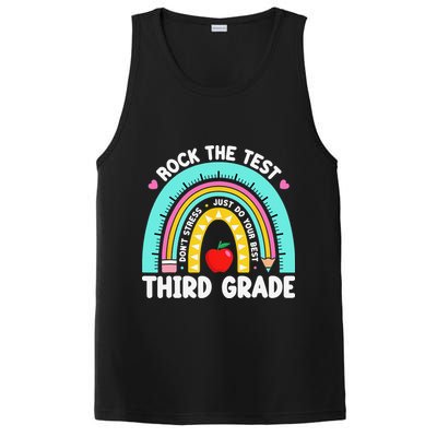 3rd Grade Teacher Rock The Test Day Third Grade Testing Day PosiCharge Competitor Tank