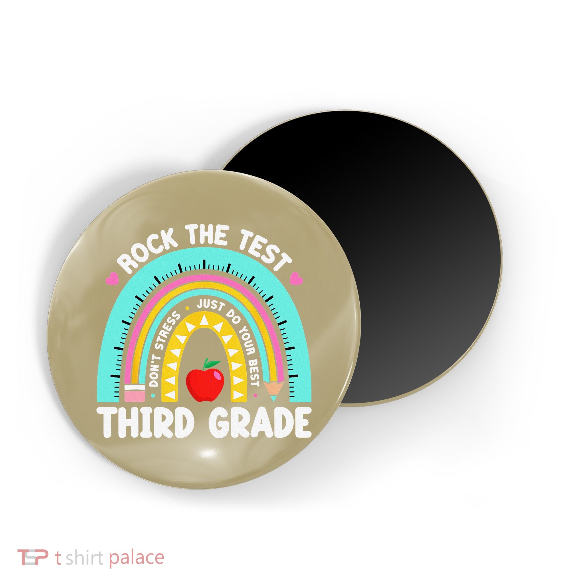 3rd Grade Teacher Rock The Test Day Third Grade Testing Day Magnet