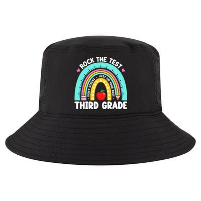3rd Grade Teacher Rock The Test Day Third Grade Testing Day  Cool Comfort Performance Bucket Hat