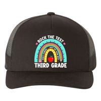 3rd Grade Teacher Rock The Test Day Third Grade Testing Day  Yupoong Adult 5-Panel Trucker Hat