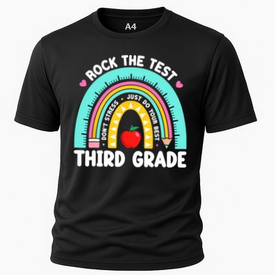 3rd Grade Teacher Rock The Test Day Third Grade Testing Day  Performance Shirt