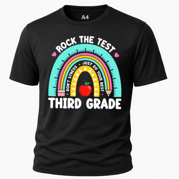 3rd Grade Teacher Rock The Test Day Third Grade Testing Day  Performance Shirt