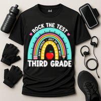 3rd Grade Teacher Rock The Test Day Third Grade Testing Day  Performance Shirt