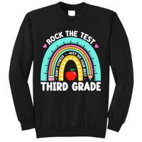3rd Grade Teacher Rock The Test Day Third Grade Testing Day  Sweatshirt