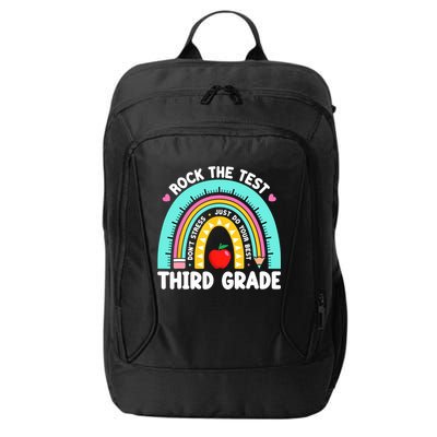3rd Grade Teacher Rock The Test Day Third Grade Testing Day  City Backpack