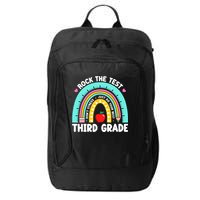 3rd Grade Teacher Rock The Test Day Third Grade Testing Day  City Backpack