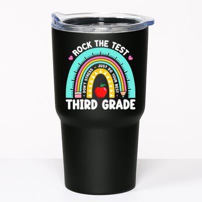 3rd Grade Teacher Rock The Test Day Third Grade Testing Day  Tumbler