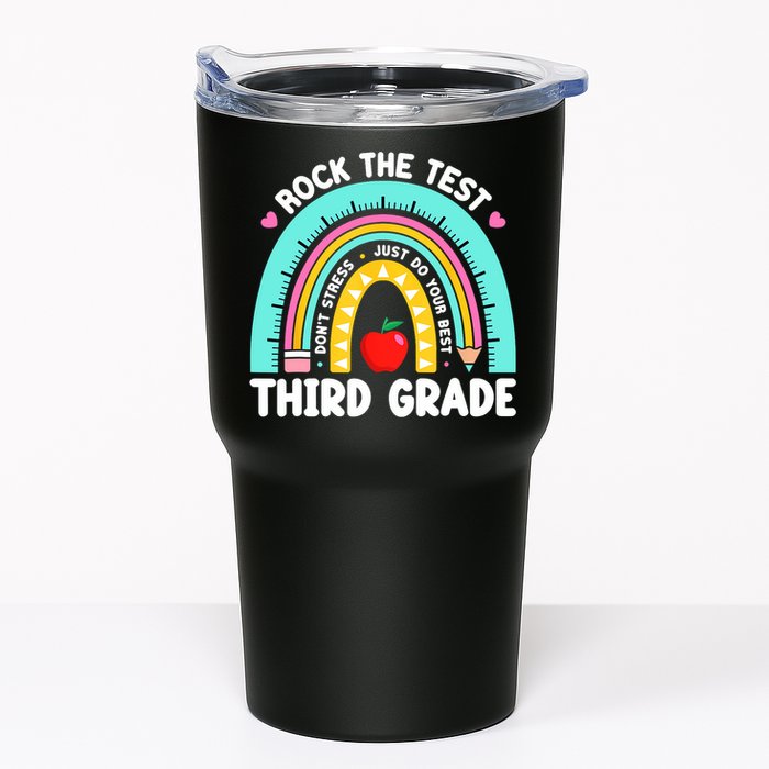 3rd Grade Teacher Rock The Test Day Third Grade Testing Day  Tumbler
