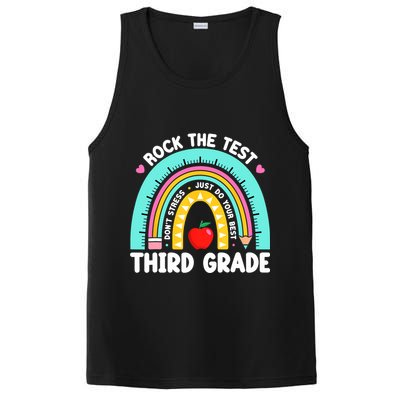 3rd Grade Teacher Rock The Test Day Third Grade Testing Day  PosiCharge Competitor Tank