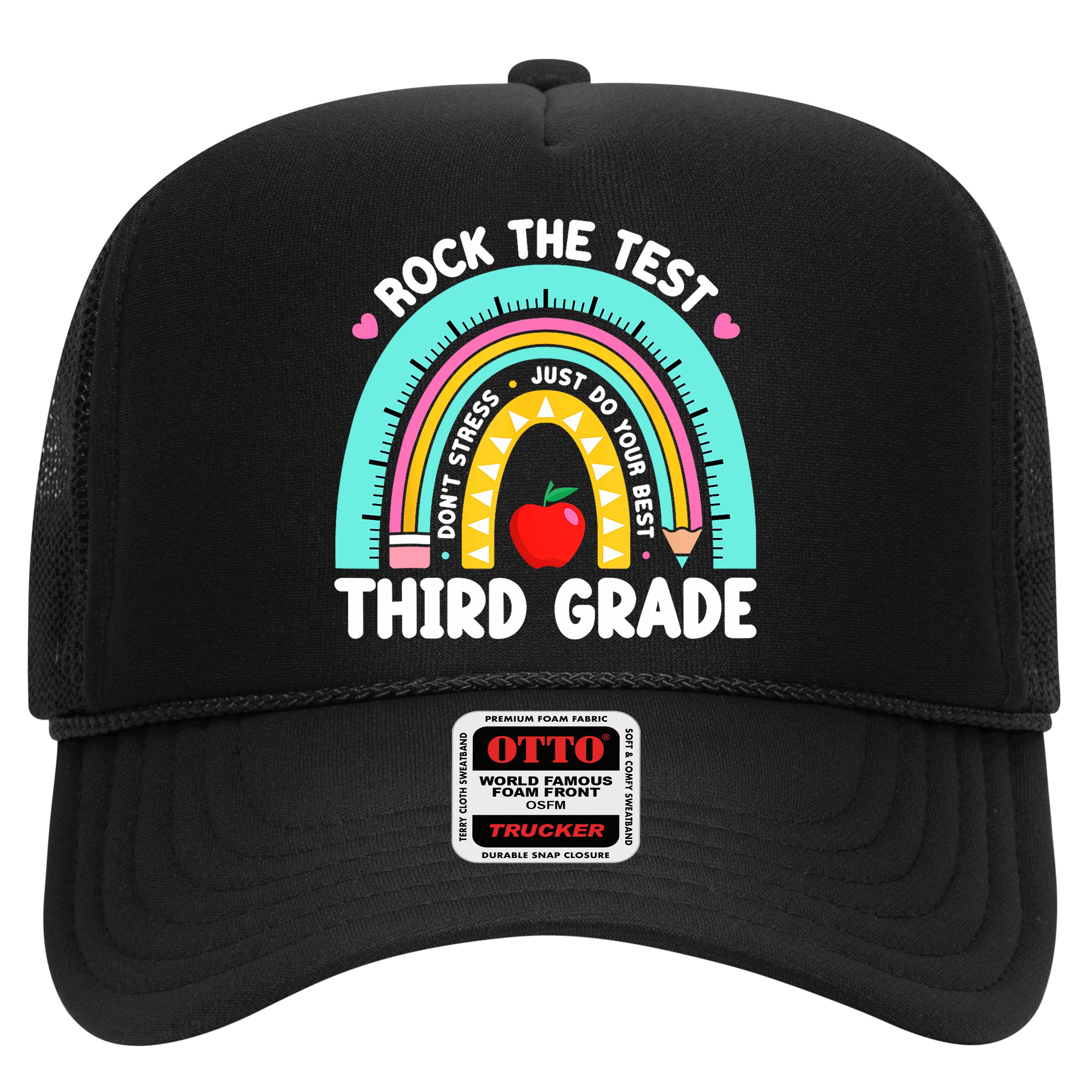 3rd Grade Teacher Rock The Test Day Third Grade Testing Day  Hat