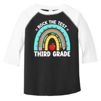 3rd Grade Teacher Rock The Test Day Third Grade Testing Day  Toddler Fine Jersey T-Shirt