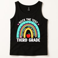 3rd Grade Teacher Rock The Test Day Third Grade Testing Day  Tank Top