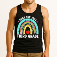 3rd Grade Teacher Rock The Test Day Third Grade Testing Day  Tank Top