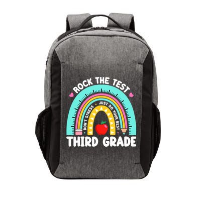 3rd Grade Teacher Rock The Test Day Third Grade Testing Day  Vector Backpack