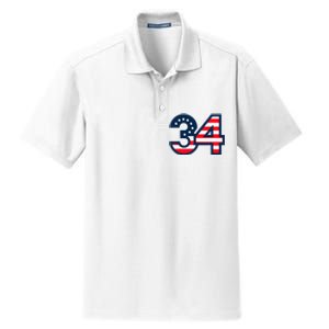 34 Guilty Trial Judge Usa Flag Dry Zone Grid Polo