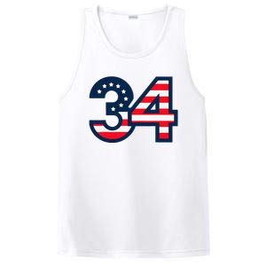 34 Guilty Trial Judge Usa Flag PosiCharge Competitor Tank