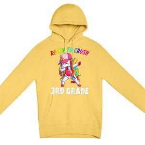 3rd Grade Unicorn First Day Of School Gift Rainbow Premium Pullover Hoodie